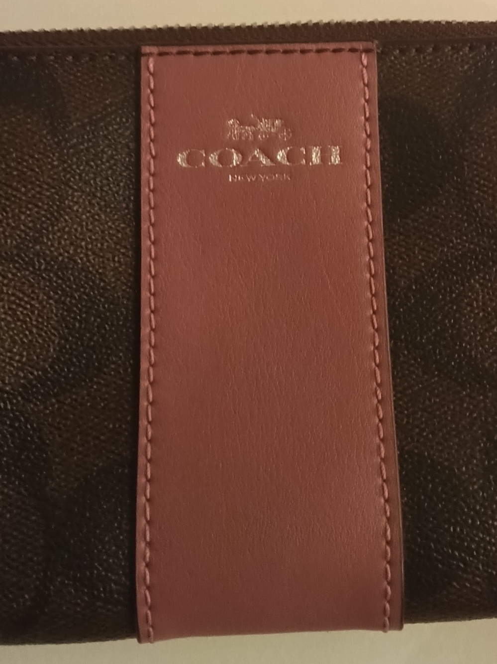 COACH Pink Brown Wrislet
